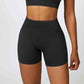 Wide Waistband Slim Fit Sports Shorts