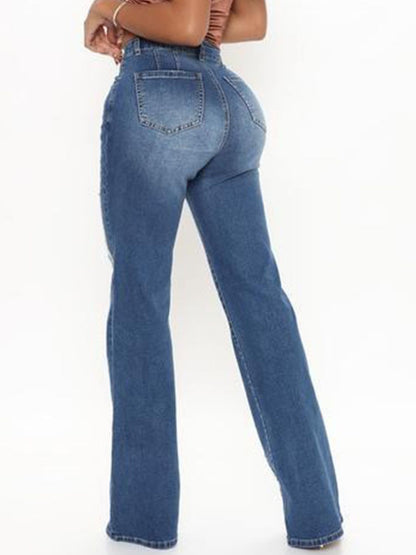 Revelation Stitch Accent Jeans - Classic Indigo Hue