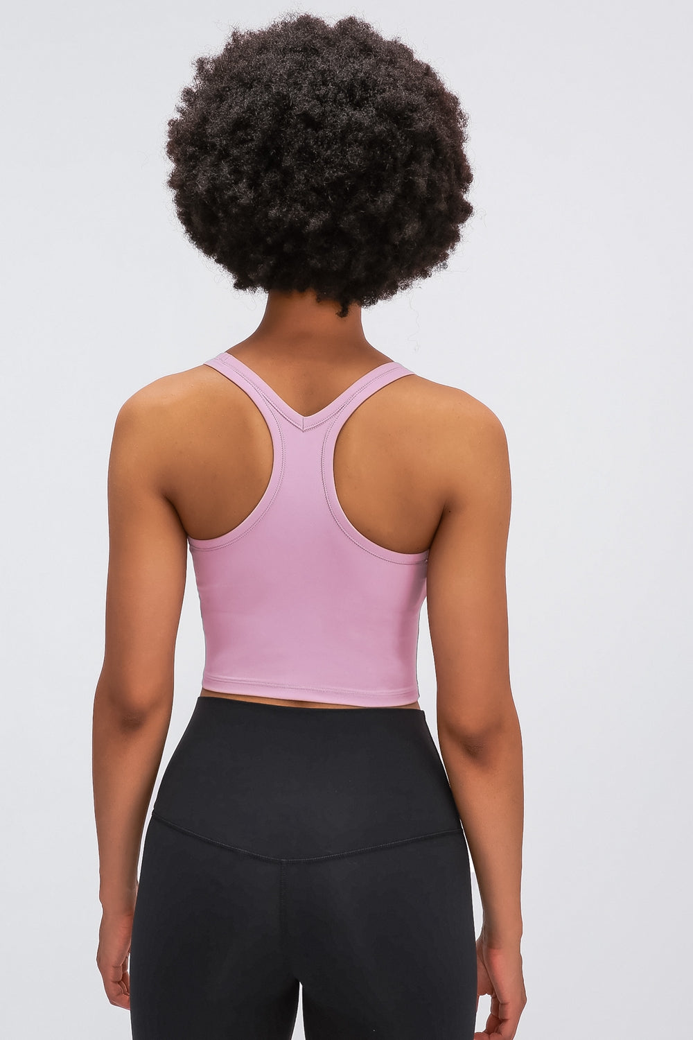 The Sky's The Limit Racer Back Top - Blush Pink