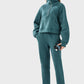 Elevate Lounge High-Rise Fleece Straight Leg Sweats - Teal