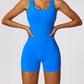 Racerback Cutout Active Romper