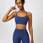 Sport Bra and Wide Waistband Shorts Set