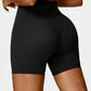 High Waist Active Shorts