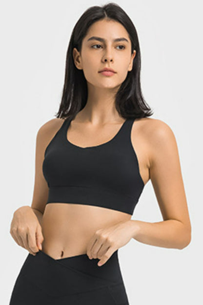 Crisscross Back Sports Bra