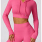 Its Novu Hooded Cropped Top