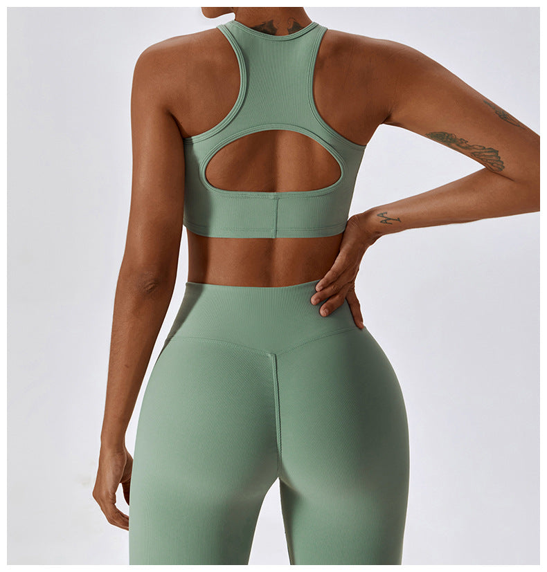 Fits Like A Glove  Sports Bra- Basil Green