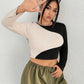 Ying To My Yang Cropped Long Sleeve