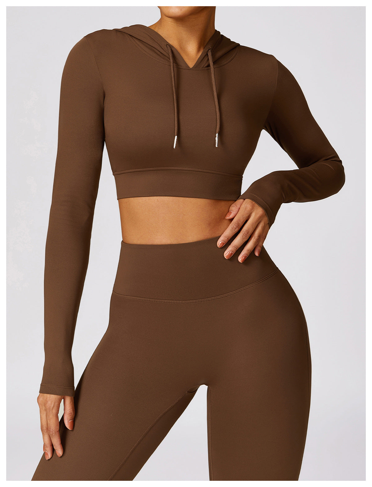 Its Novu Hooded Cropped Top