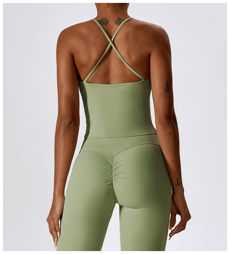 The Beauty Active Tank-Green