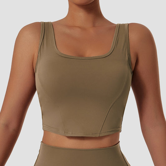 NovuAthletica Re-envisioned Hemmed Crop Top