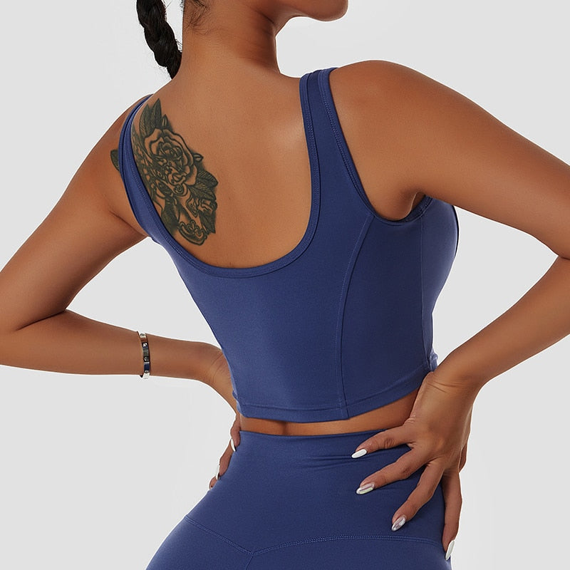 NovuAthletica Re-envisioned Hemmed Crop Top