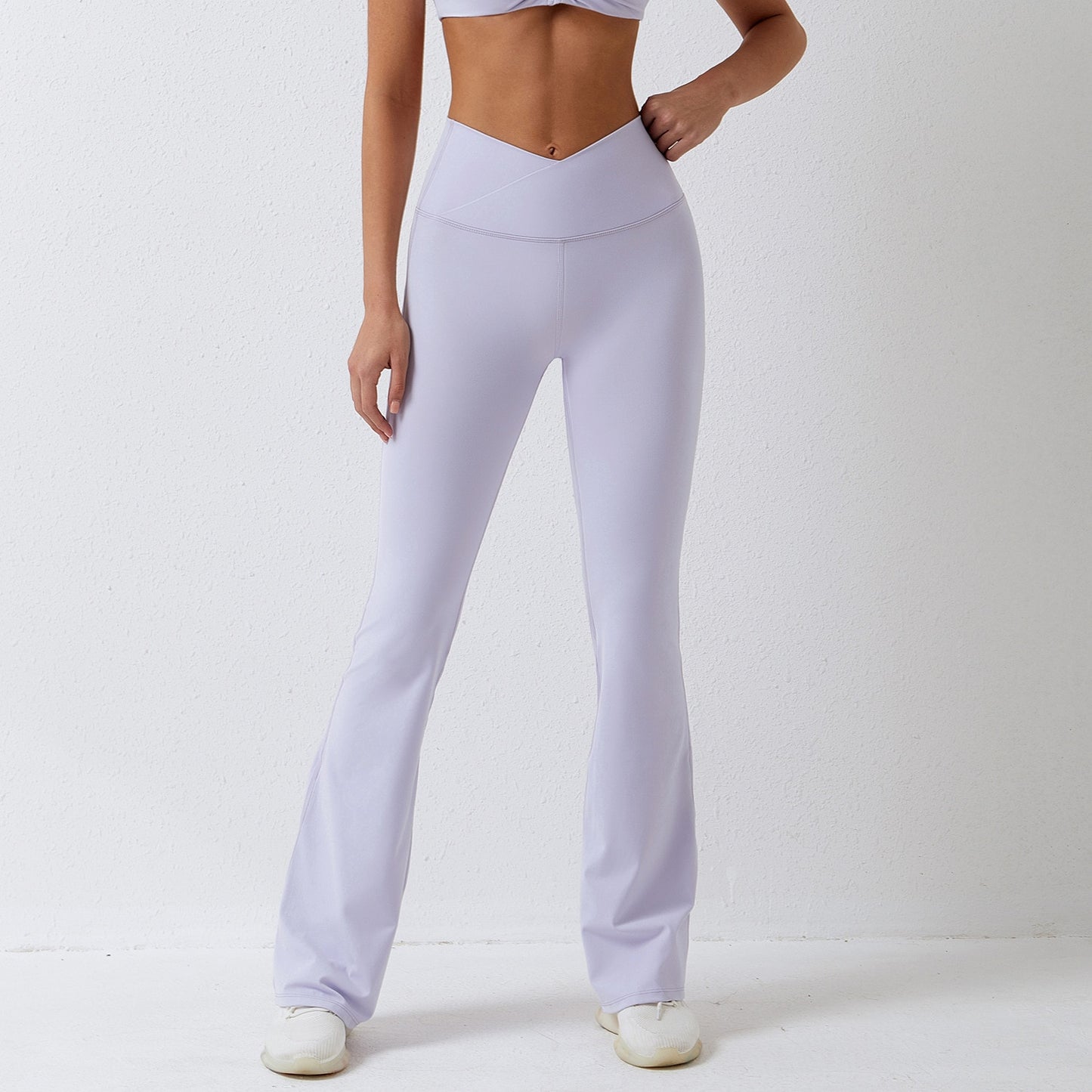 Novu Vibe Slim Flare Pant - Spring Purple