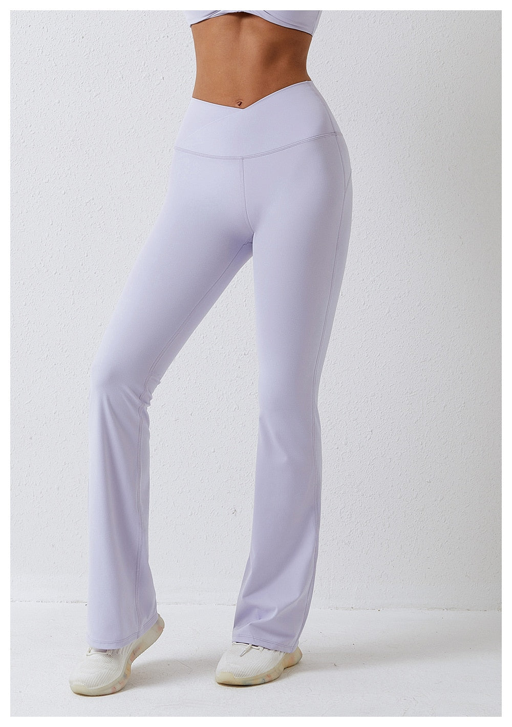 Novu Vibe Slim Flare Pant - Spring Purple