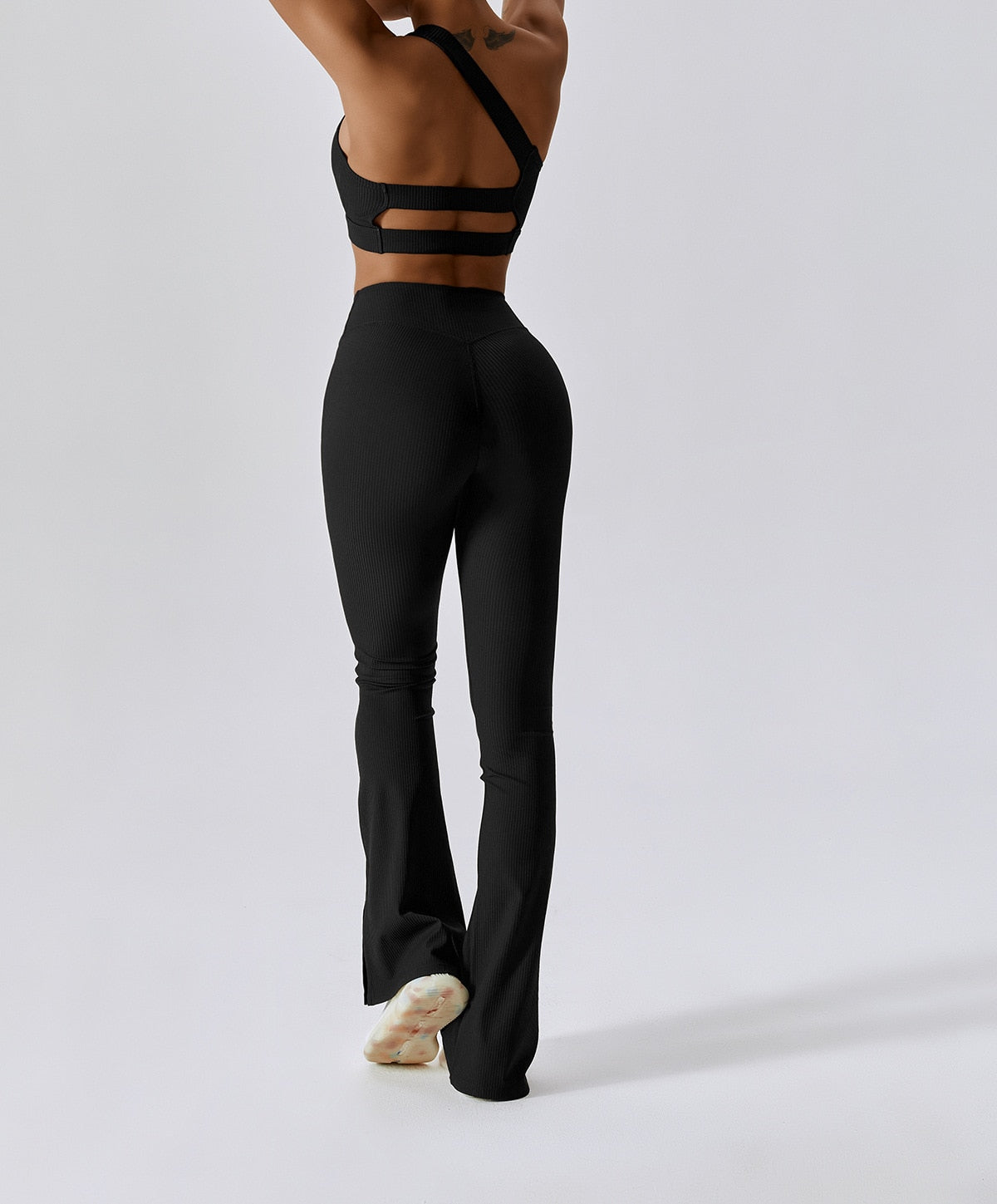 Cross Bodty Flare Leggings  2PCS Tracksuit