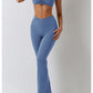 Novu Vibe Slim Flare Pant - Haze Blue