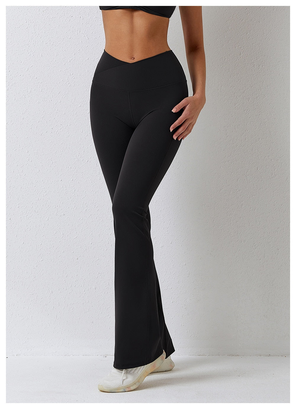 Novu Vibe Slim Flare Pant - Black