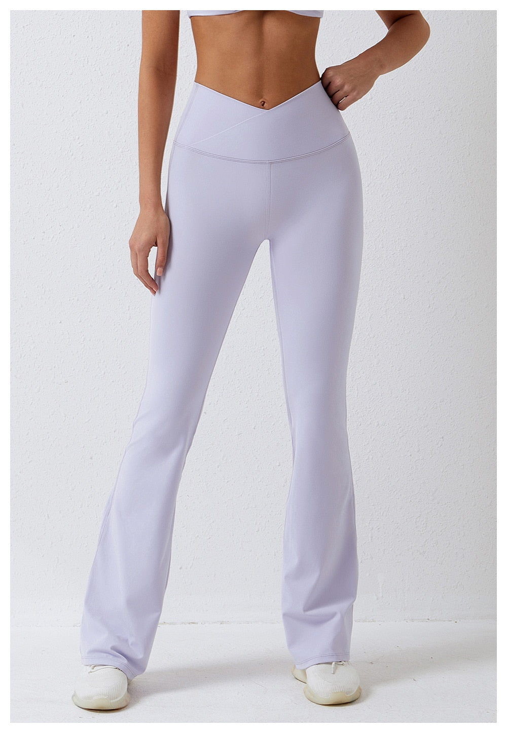 Novu Vibe Slim Flare Pant - Spring Purple