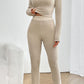 NovuCasual Ribbed V-Neck Long Sleeve Set