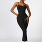 Open Back Spaghetti Strap Sports Jumpsuit