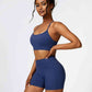 Sport Bra and Wide Waistband Shorts Set