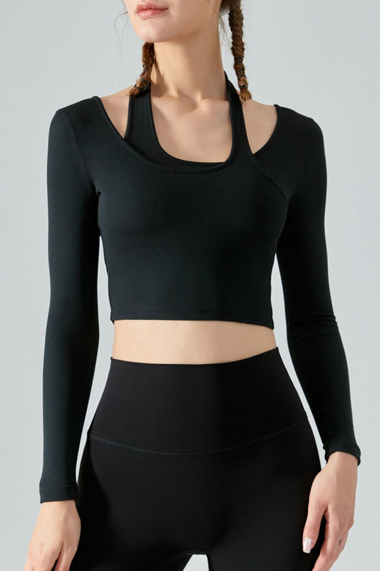 Novu Revive Long Sleeve Halter Top