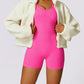 Racerback Cutout Active Romper